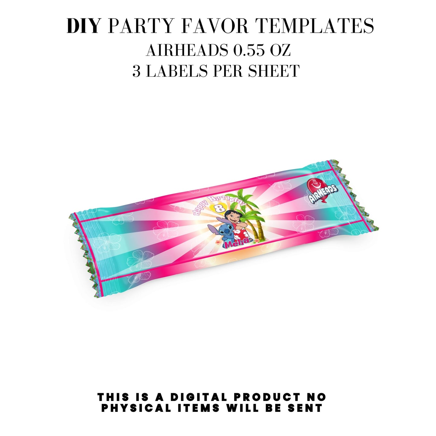 Lilo & Stitch Birthday Party DFY Favor Bundle