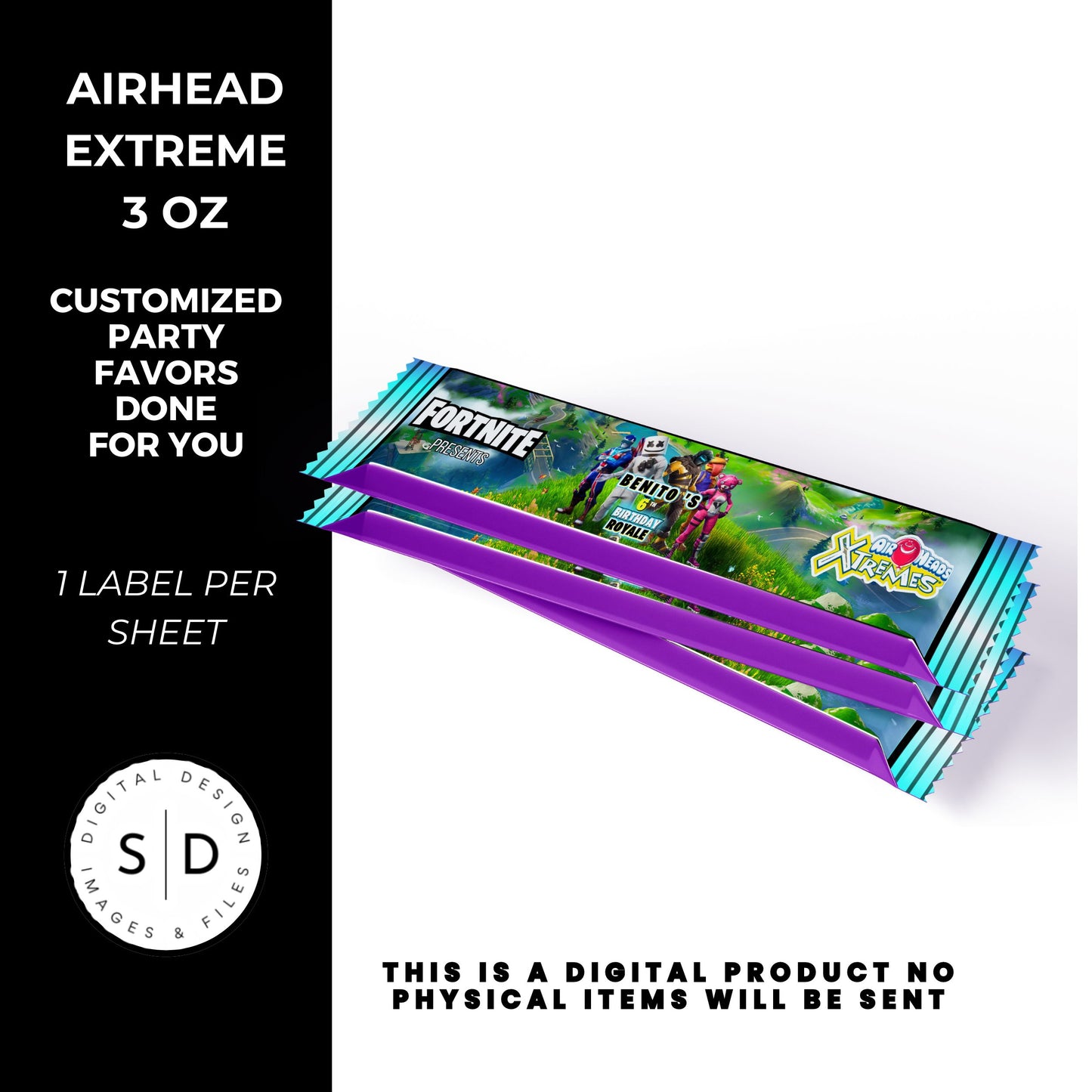 Fortnite Battle Royale Birthday Party Favors DFY