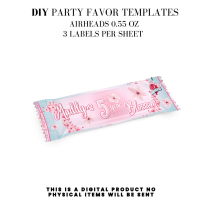 Cherry Blossom Party Printable Favor Designs DFY