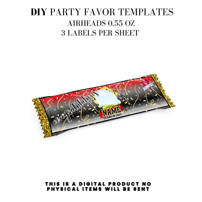 Class of 2025 Graduation Party Favor Canva Template Bundle 🎓✨