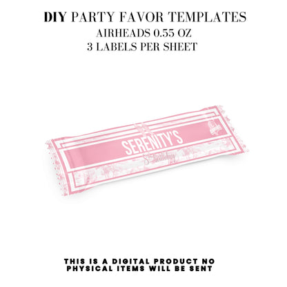 Toile du Jouy Safari Party Printable Favor Designs DFY