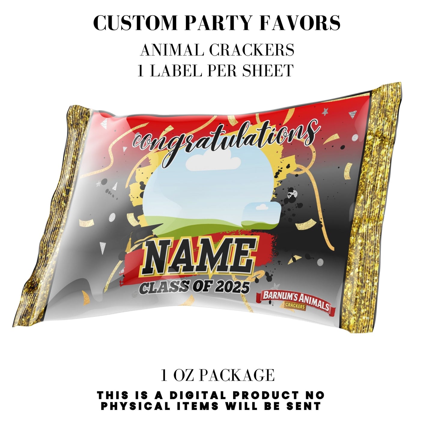 Class of 2025 Graduation Party Favor Canva Template Bundle 🎓✨