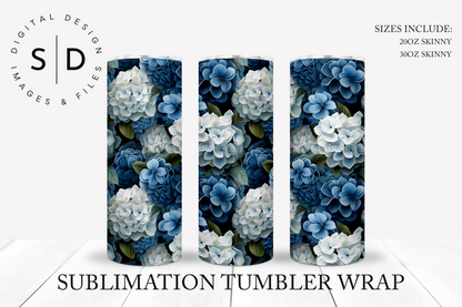 3d Floral Bundle 24 Seamless Tumbler Wrap Designs