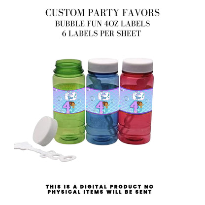 Our Little Mermaid Birthday Party Favors DFY