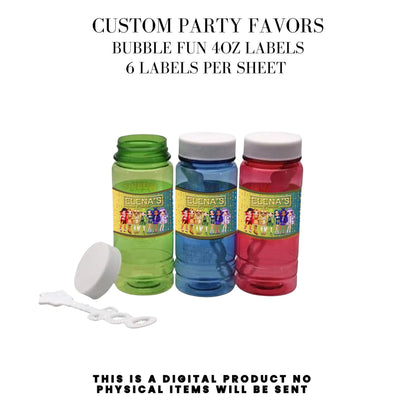 Rainbow High Birthday Party Favors DFY