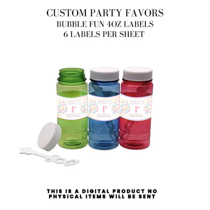 Pastel Carnival Birthday Party DFY Favor Bundle