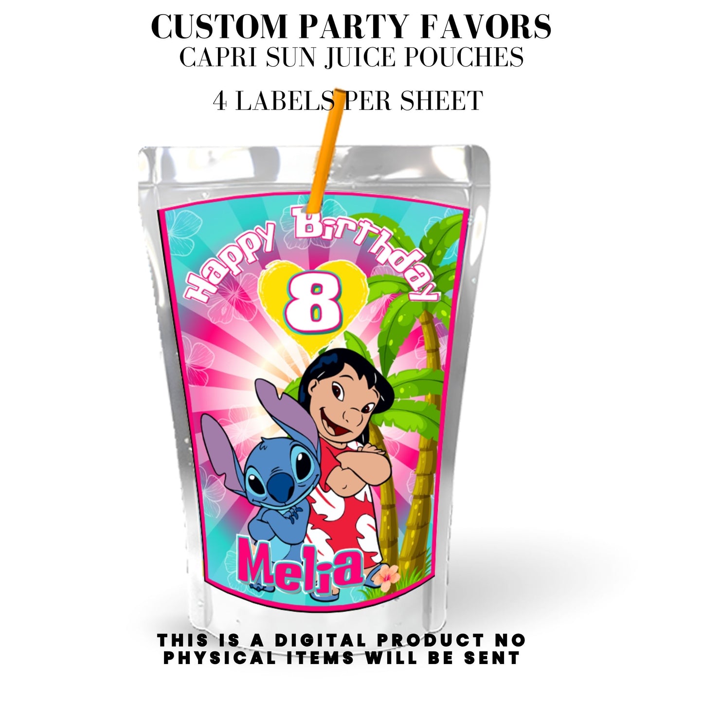 Lilo & Stitch Birthday Party DFY Favor Bundle