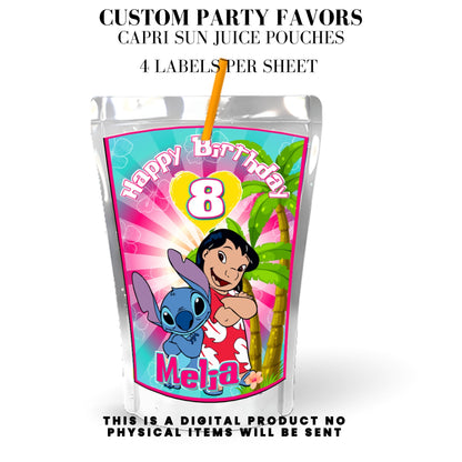 Lilo & Stitch Birthday Party DFY Favor Bundle