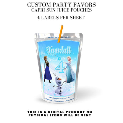 Frozen Birthday Party Favors DFY