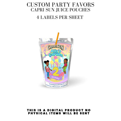 Gracie's Corner Birthday Party Favors DFY