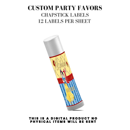 Snow White Party Favor Templates Bundle