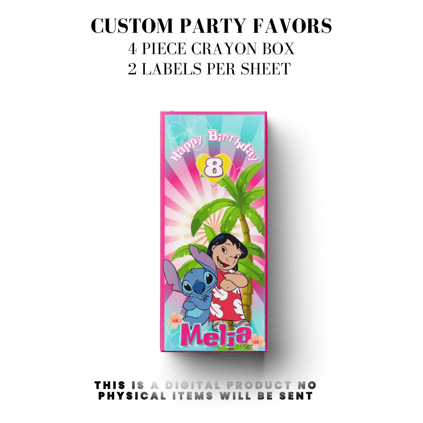 Lilo & Stitch Birthday Party DFY Favor Bundle