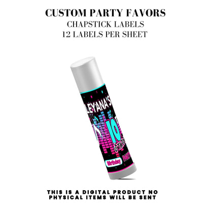 Tik Tok Social Media Party Printable Favor Designs DFY