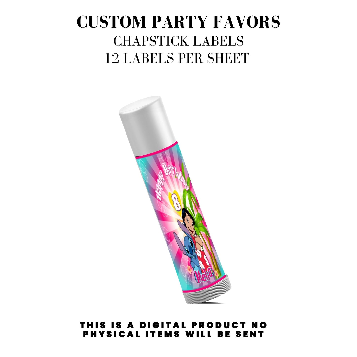 Lilo & Stitch Birthday Party DFY Favor Bundle