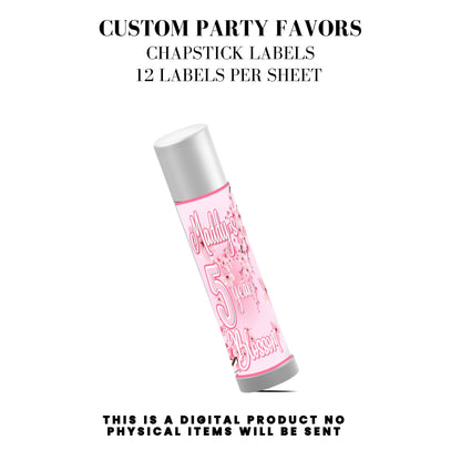 Cherry Blossom Party Printable Favor Designs DFY