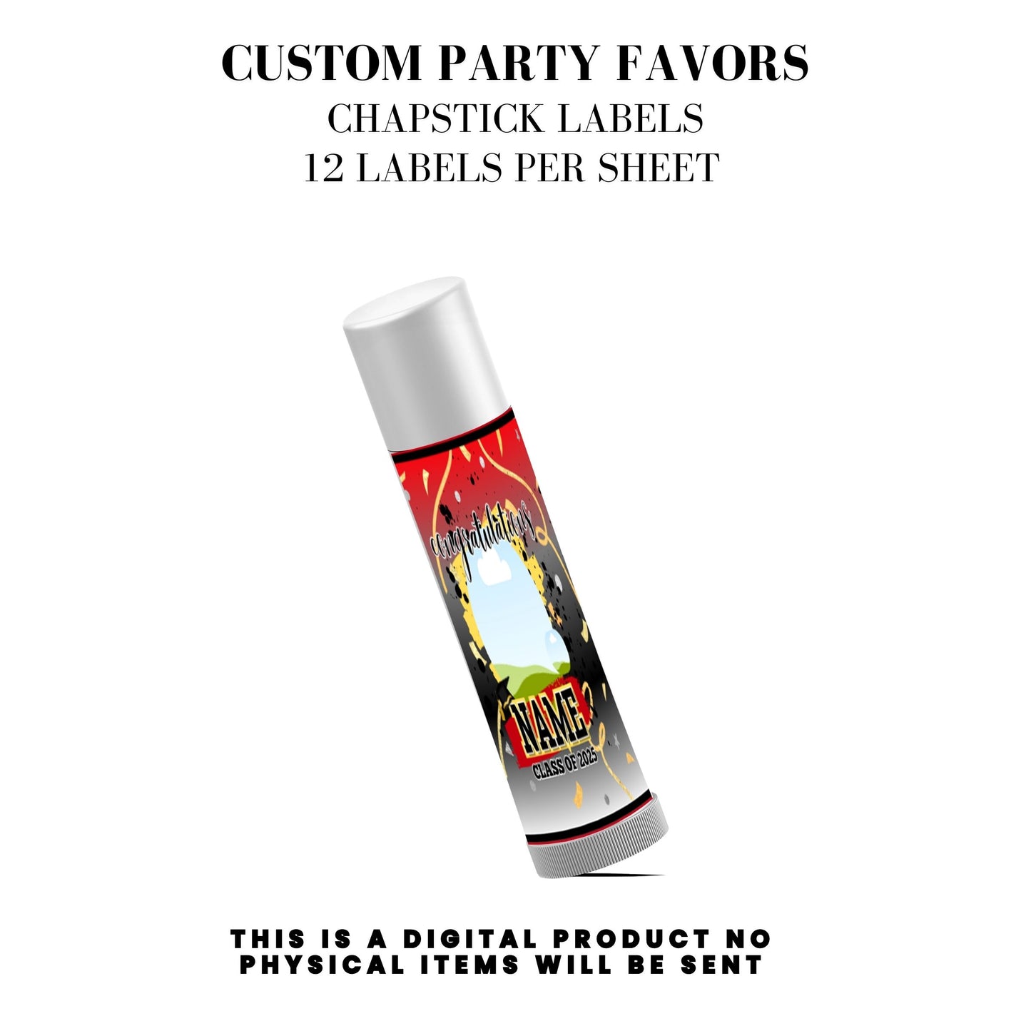 Class of 2025 Graduation Party Favor Canva Template Bundle 🎓✨