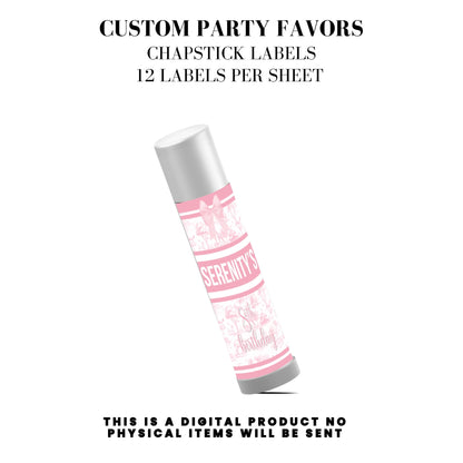 Toile du Jouy Safari Party Printable Favor Designs DFY