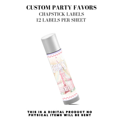 Pastel Carnival Birthday Party DFY Favor Bundle