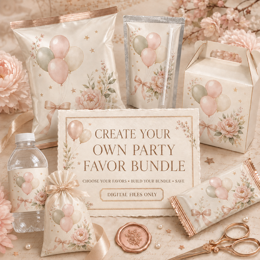 Custom Designed Party Favors Bundles DFY