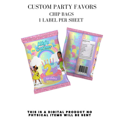 Gracie's Corner Birthday Party Favors DFY