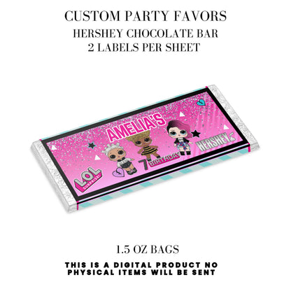LOL Dolls Birthday Party Favors DFY