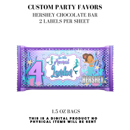 Our Little Mermaid Birthday Party Favors DFY