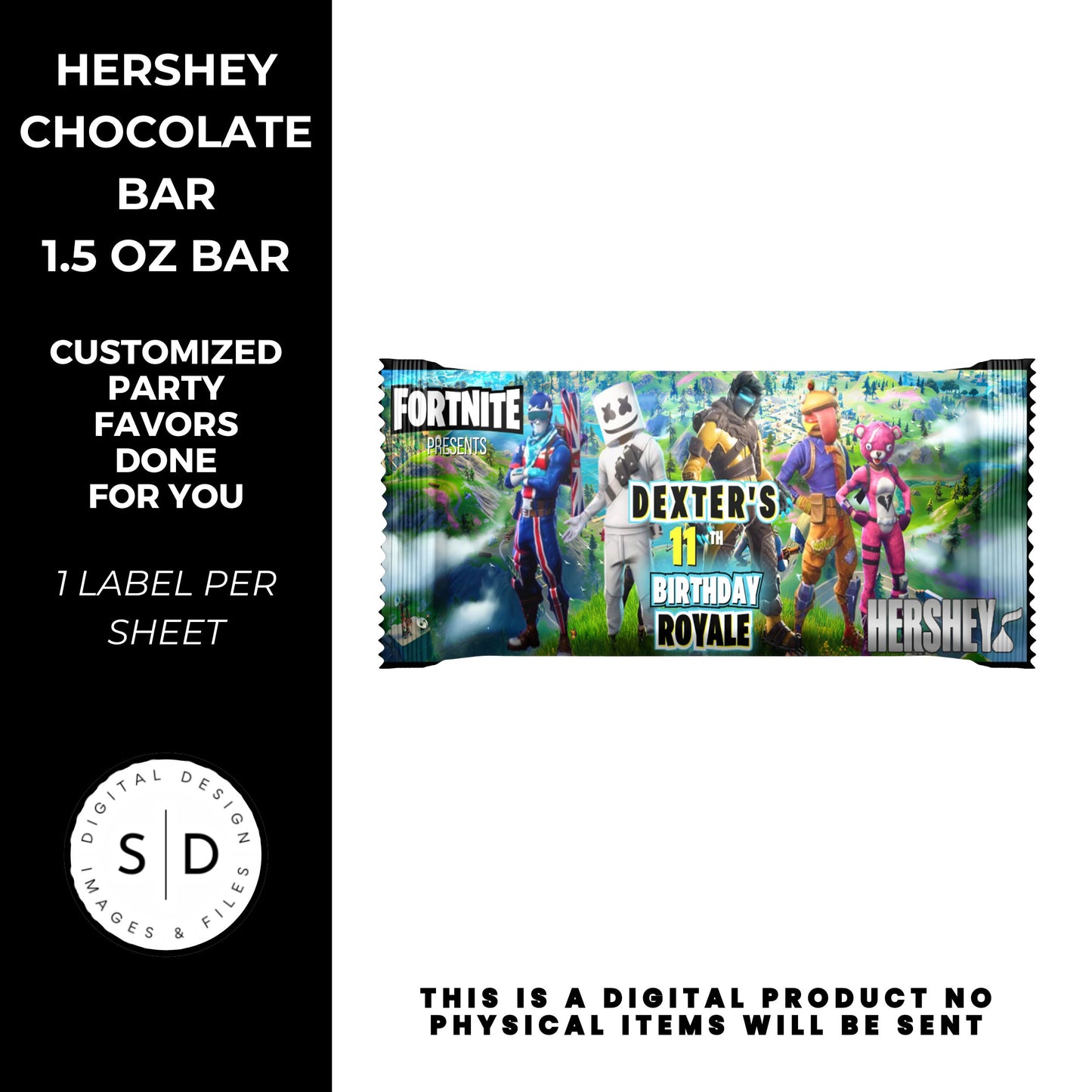 Fortnite Battle Royale Birthday Party Favors DFY