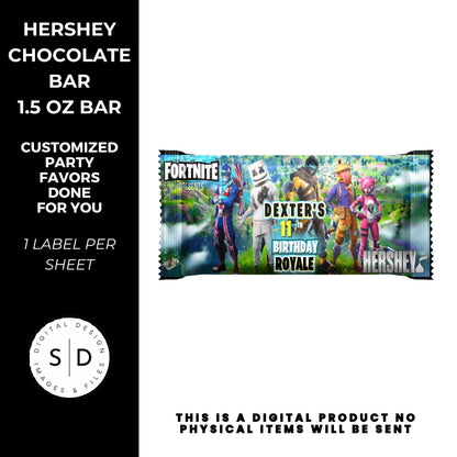 Fortnite Battle Royale Birthday Party Favors DFY