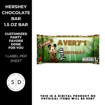 Mouse Safari Birthday Party Favors DFY