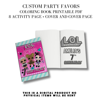 LOL Dolls Birthday Party Favors DFY