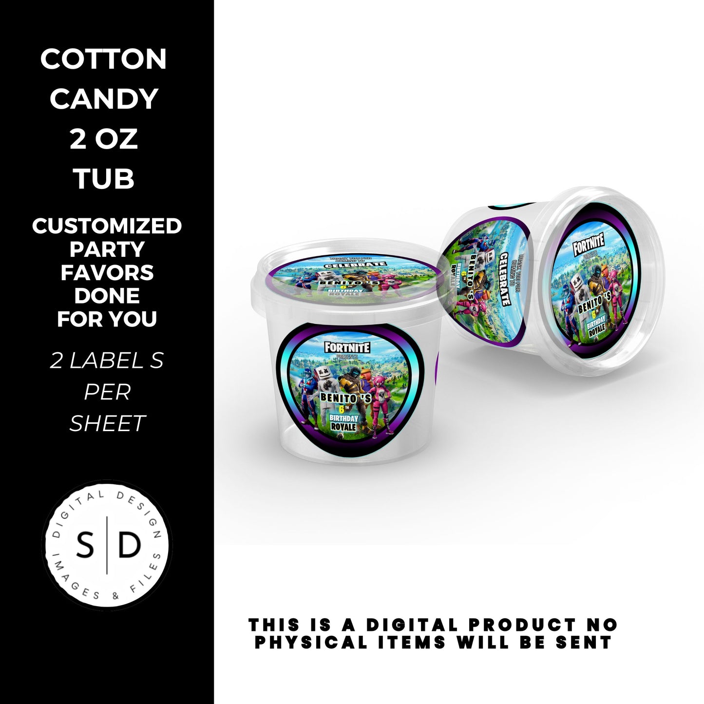 Fortnite Battle Royale Birthday Party Favors DFY