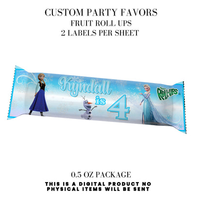 Frozen Birthday Party Favors DFY