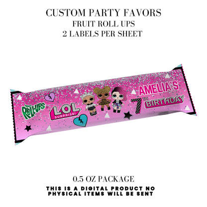 LOL Dolls Birthday Party Favors DFY