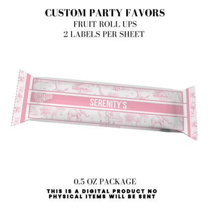 Toile du Jouy Safari Party Printable Favor Designs DFY