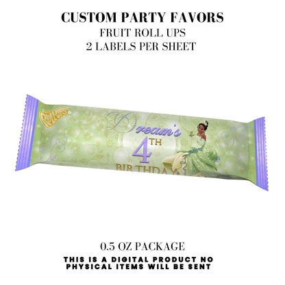 Princess Tiana Printable Favor Designs DFY