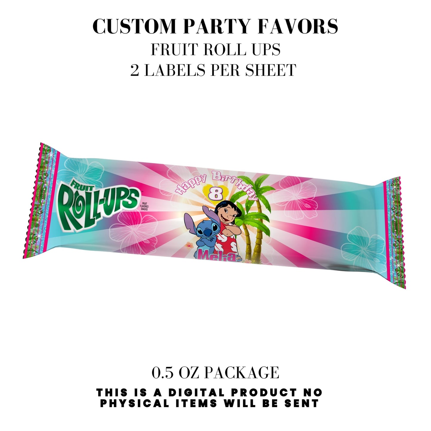 Lilo & Stitch Birthday Party DFY Favor Bundle