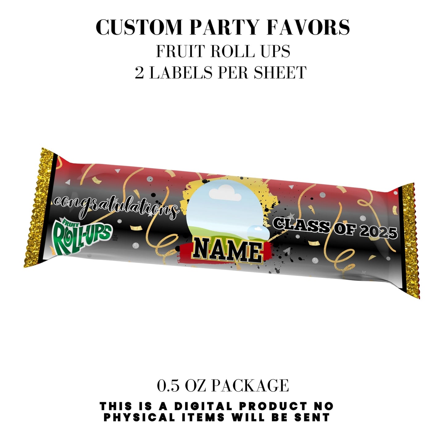 Class of 2025 Graduation Party Favor Canva Template Bundle 🎓✨