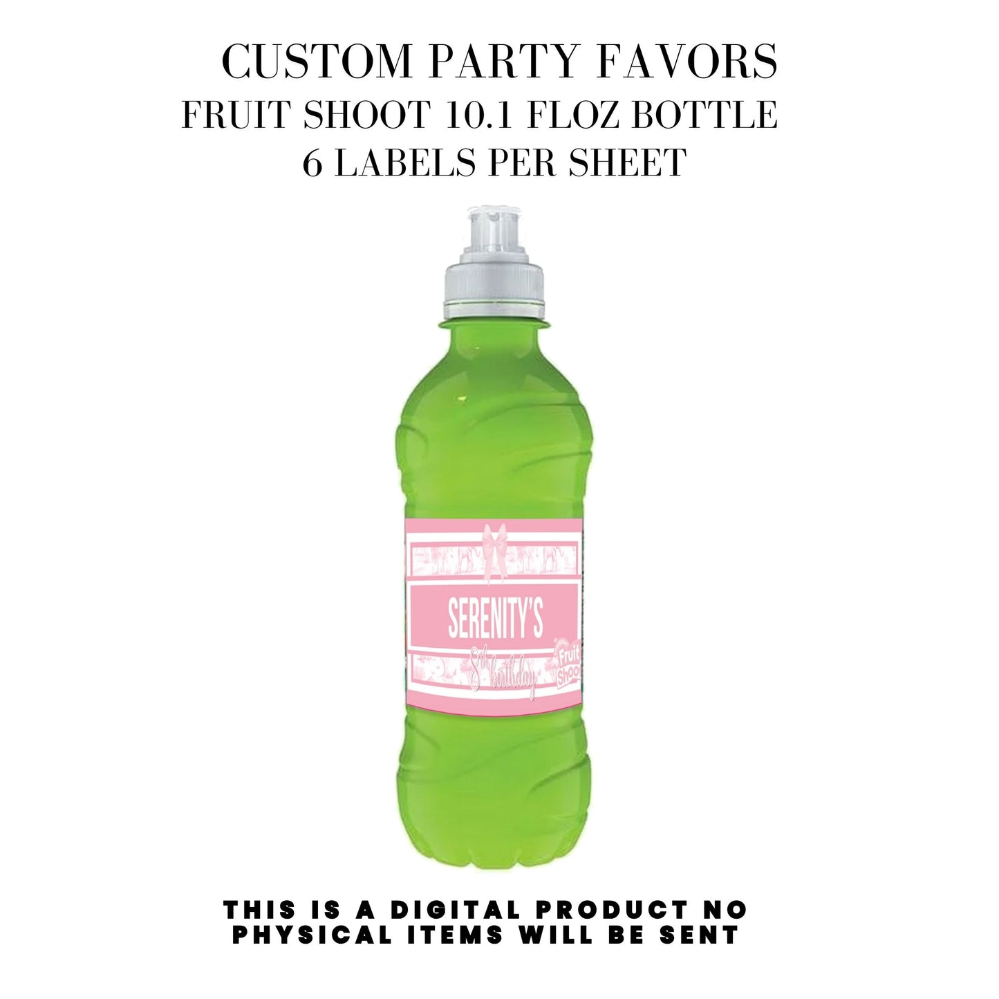 Toile du Jouy Safari Party Printable Favor Designs DFY
