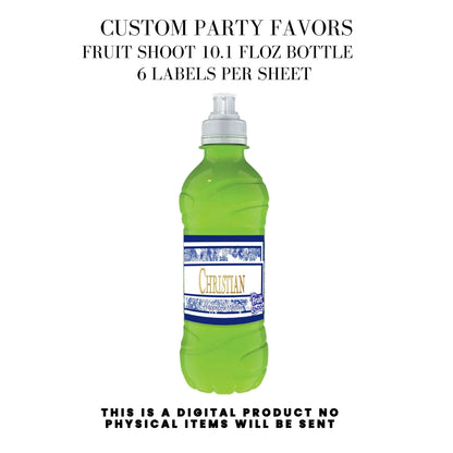 Classic Toile De Juoy Blue Party Printable Favor Designs DFY