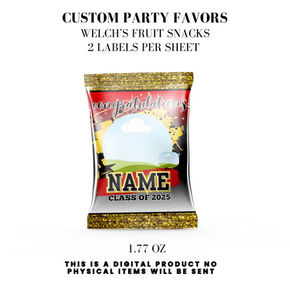 Class of 2025 Graduation Party Favor Canva Template Bundle 🎓✨