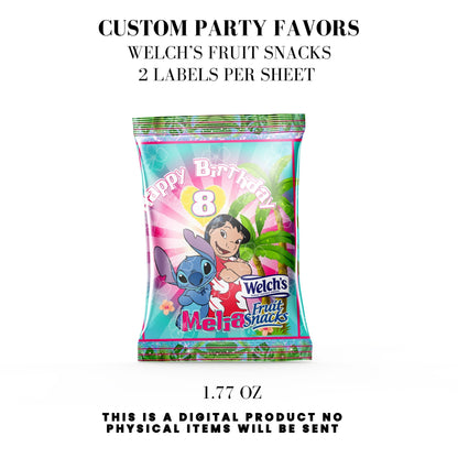 Lilo & Stitch Birthday Party DFY Favor Bundle