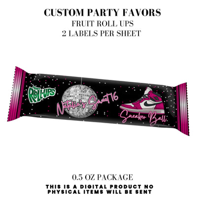 Sneaker Ball Birthday Party Favors DFY