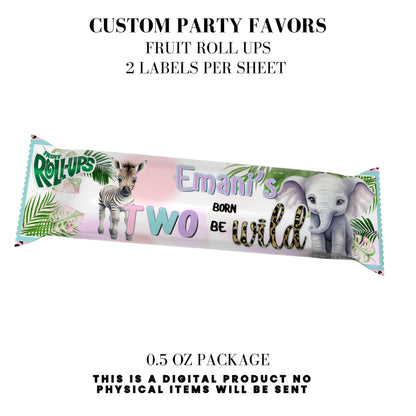 Born Two Be Wild Jungle Safari Birthday Party Favors DFY