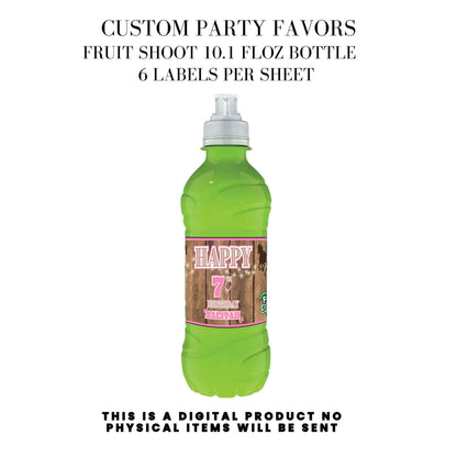 Cowgirl Rodeo Birthday Party Favors DFY