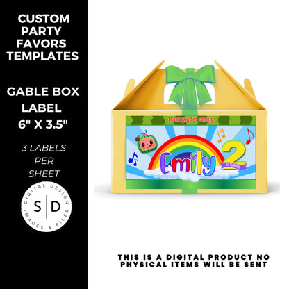 Rainbow Melon Birthday Party Favor Bundle DFY