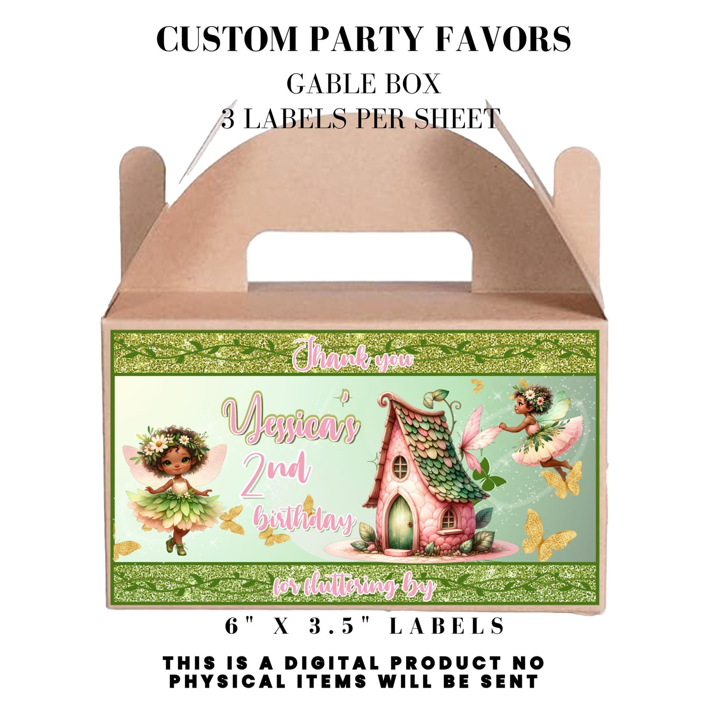 Fairy Garden Birthday Party Favors DFY