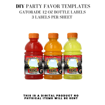 Class of 2025 Graduation Party Favor Canva Template Bundle 🎓✨