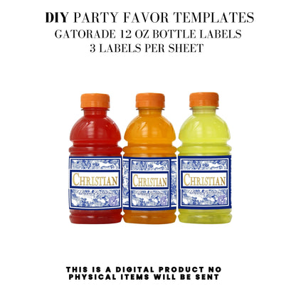 Classic Toile De Juoy Blue Party Printable Favor Designs DFY