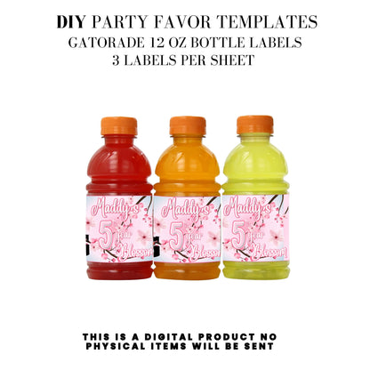 Cherry Blossom Party Printable Favor Designs DFY