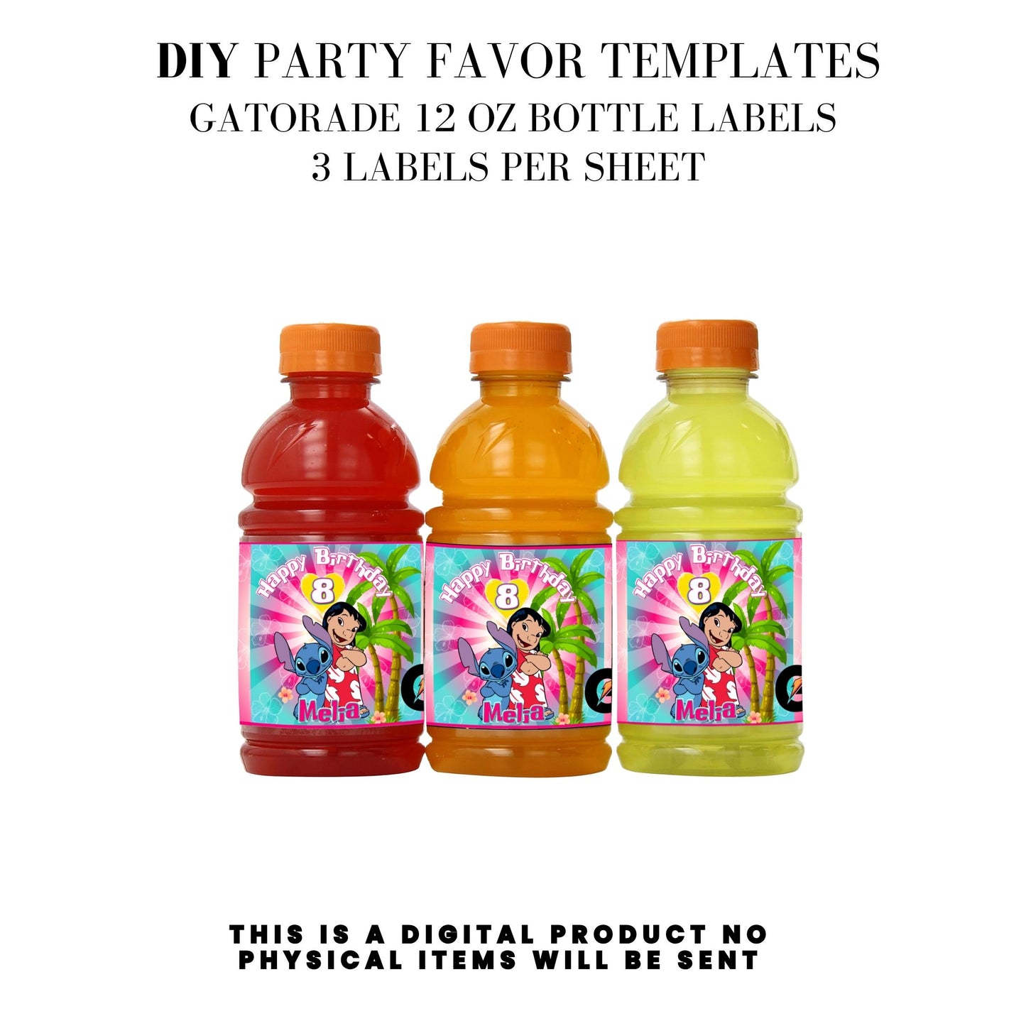 Lilo & Stitch Birthday Party DFY Favor Bundle